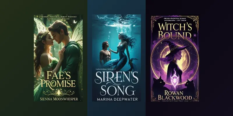 Book Covers Fiction Paranormal Romance generated by undefined