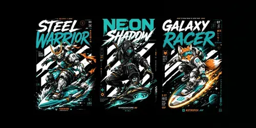 Futuristic Streetwear Rocket Riders generated by chatgpt-image