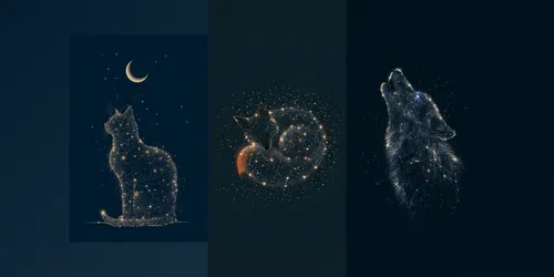 Constellation Art Generator generated by midjourney