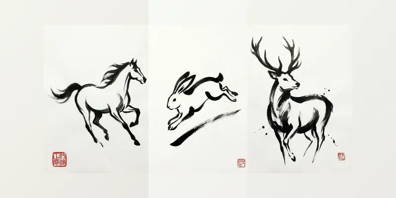 Minimalist Sumie Ink Art Packs generated by undefined