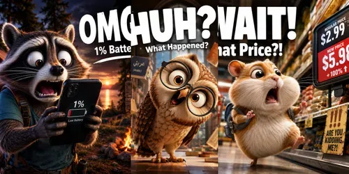 Omg Viral Reaction Creatures generated by chatgpt-image