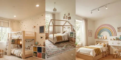 Kids Bedroom Interior Design Ideas generated by gemini-image