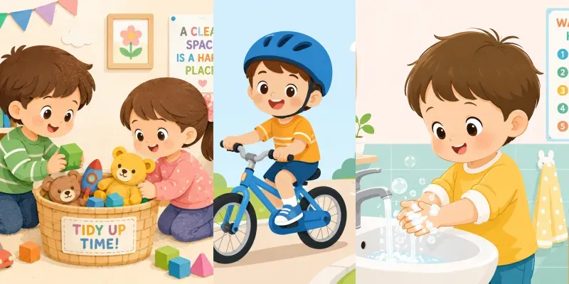 Educational Kids Habits Safety Art generated by undefined