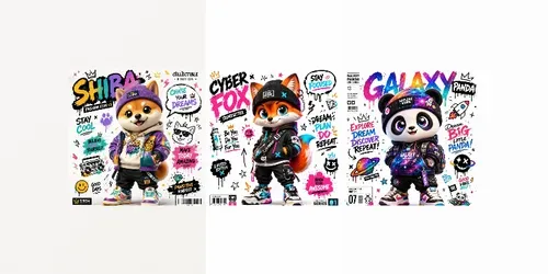 Streetwear Mascot Poster Generator generated by chatgpt-image