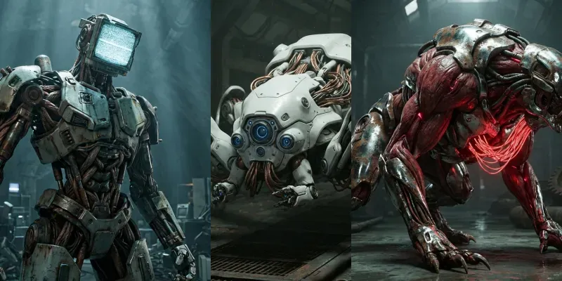3D Biomechanical Digital Sculptures generated by undefined