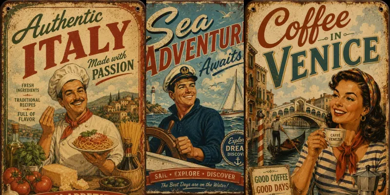 Retro Vintage Poster Generator generated by undefined