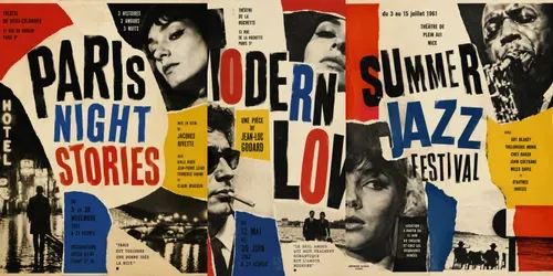 French New Wave Theater Posters generated by chatgpt-image