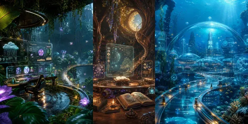 Dreamscape UI Worlds generated by undefined