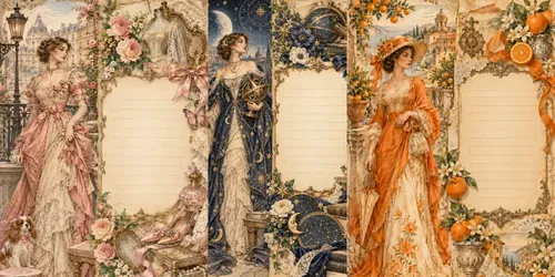 Romantic Collage Collections generated by chatgpt-image