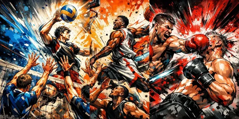 Dynamic Sports Splash Art Generator generated by undefined