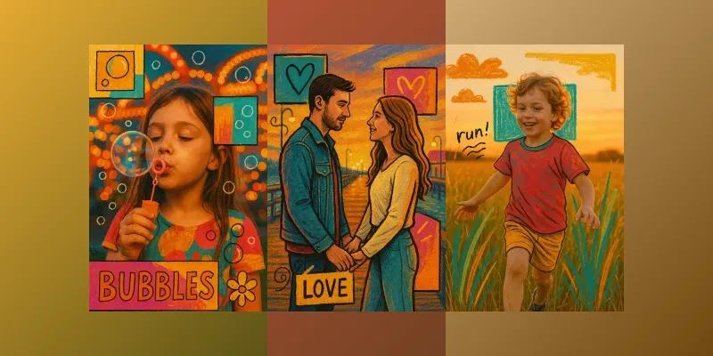 Handdrawn Digital Portraits generated by undefined