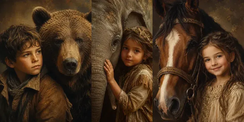 Timeless Guardian Portraits generated by undefined
