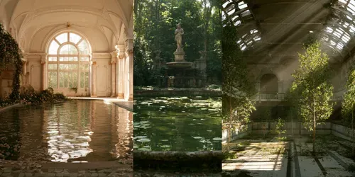 Abandoned Pools Art Generator generated by midjourney
