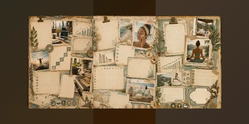 Glowup Junk Journal Generator generated by undefined