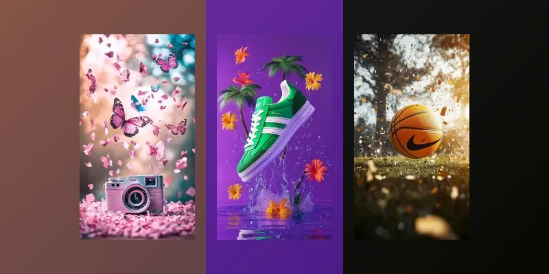 Floating Product Photography generated by undefined