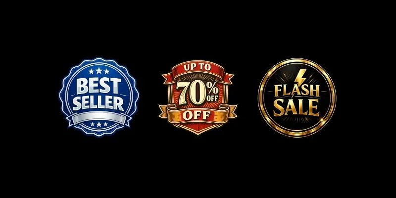 Premium Sale Badge Generator generated by undefined