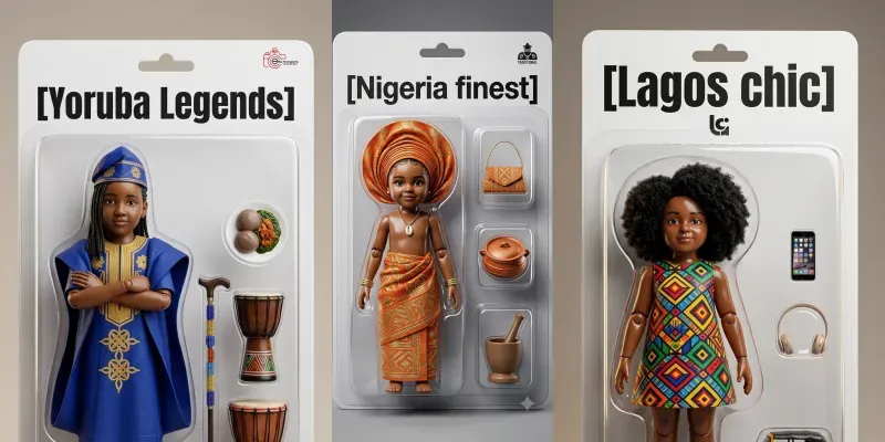 African Action Figures generated by undefined