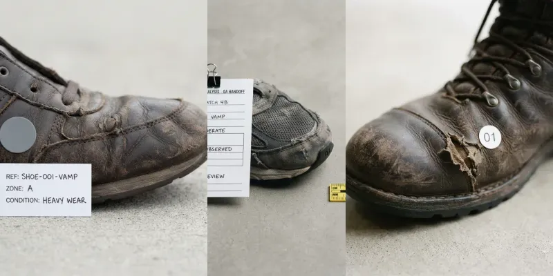 Shoe Material Wear Photo Builders generated by undefined