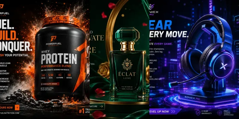 Premium Instagram Ad Concepts generated by undefined