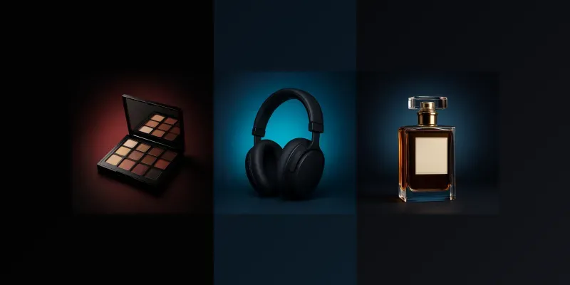 Premium Gradient Studio Product Photos generated by undefined