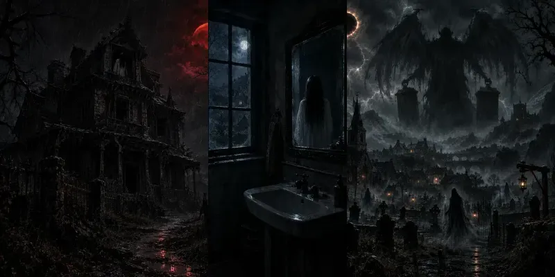 Haunted Village Scene Makers generated by undefined