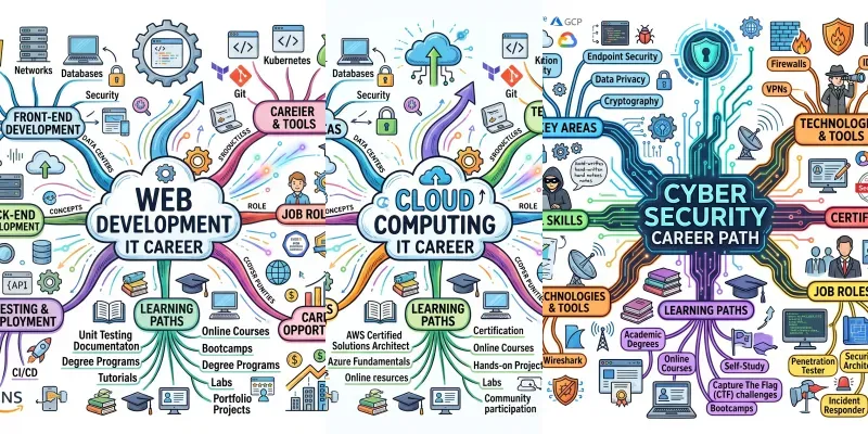 It Careers Mind Maps generated by undefined
