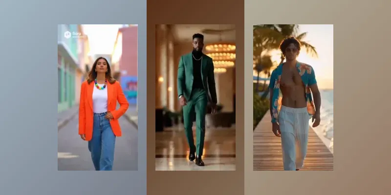 Cinematic Fashion Lookbook Ads Videos generated by undefined