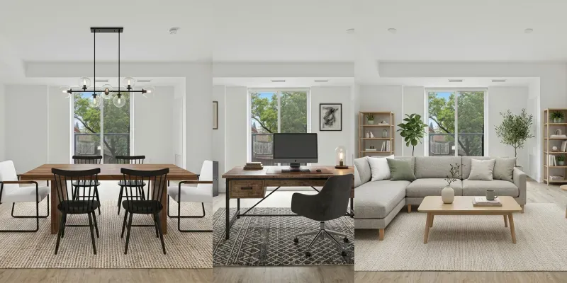 Virtual Staging With Interior Furniture generated by undefined