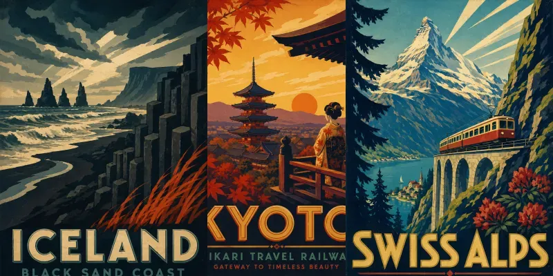 Vintage Travel Poster Generator generated by undefined