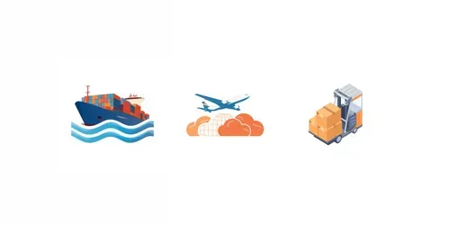 2D Logistics Delivery Flat Vector Art generated by stable-diffusion