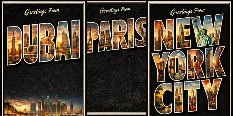 Vintage City Typography Poster Pros generated by undefined