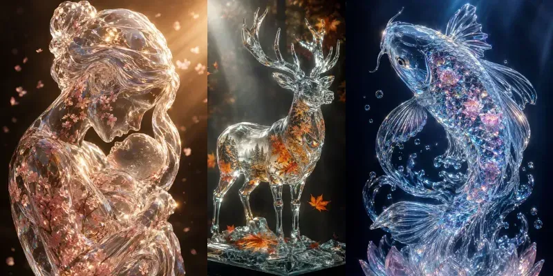 Crystal Soul Sculptures generated by undefined