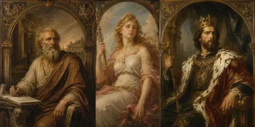 Renaissance Portrait Art Posters generated by chatgpt-image