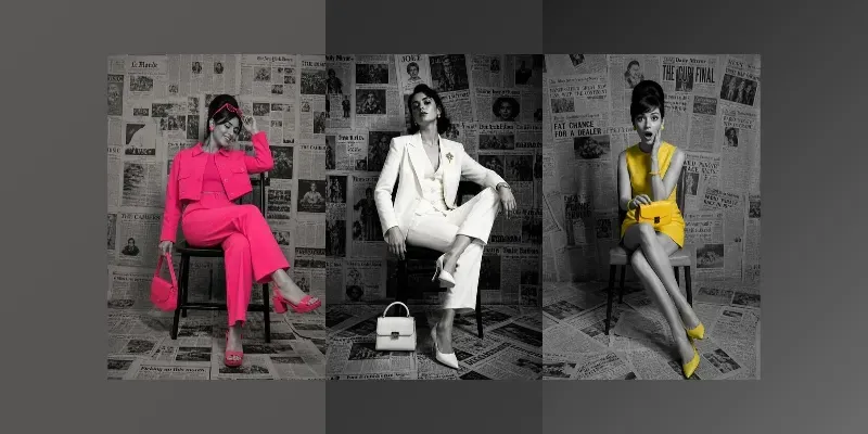 Selective Color Editorial Portraits generated by undefined