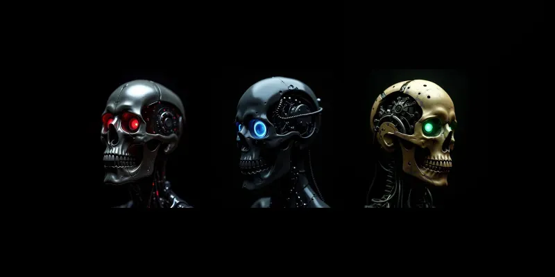 Biomechanical Scifi Skulls generated by undefined