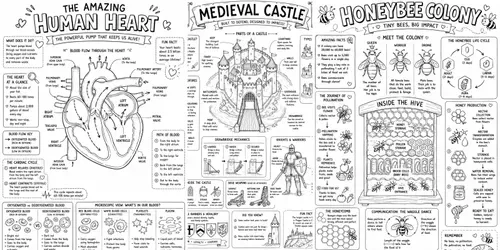 Printable Educational Activity Sheet Pods generated by chatgpt-image