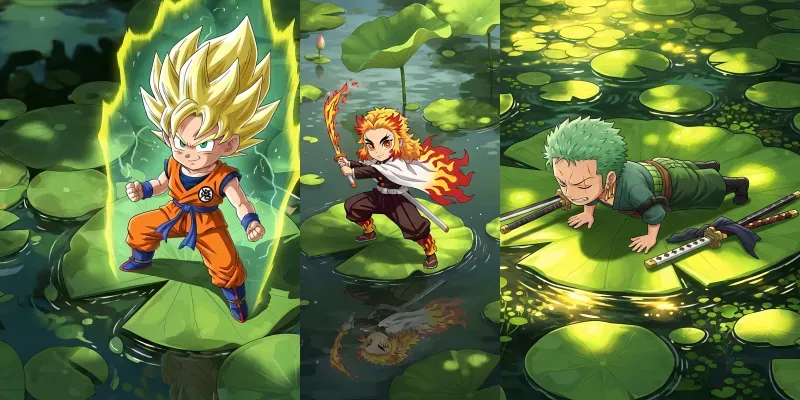 Chibi Serenity On Lotus Ponds generated by undefined
