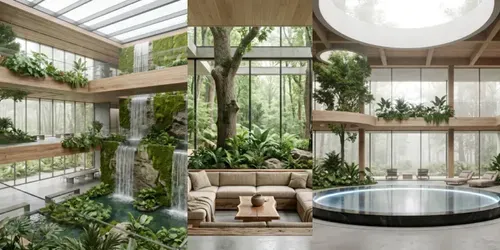 Modern Biophilic Architecture generated by gemini-image