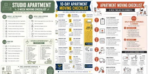 Apartment Moving Checklist Printables generated by chatgpt-image