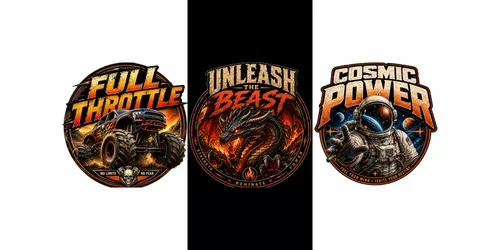 Epic Badge Logo Tshirt Design Generator generated by chatgpt-image
