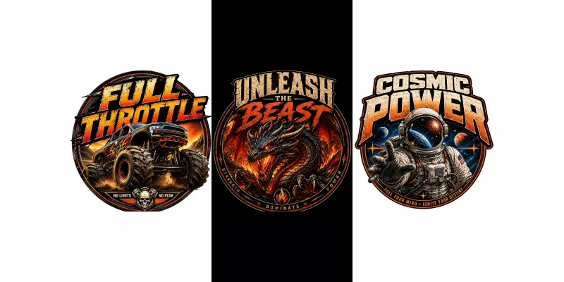 Epic Badge Logo Tshirt Design Generator generated by undefined