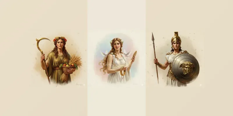 Epic Greek Gods Oil Paintings generated by undefined