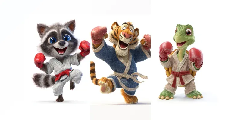 Karate Champ Characters generated by undefined