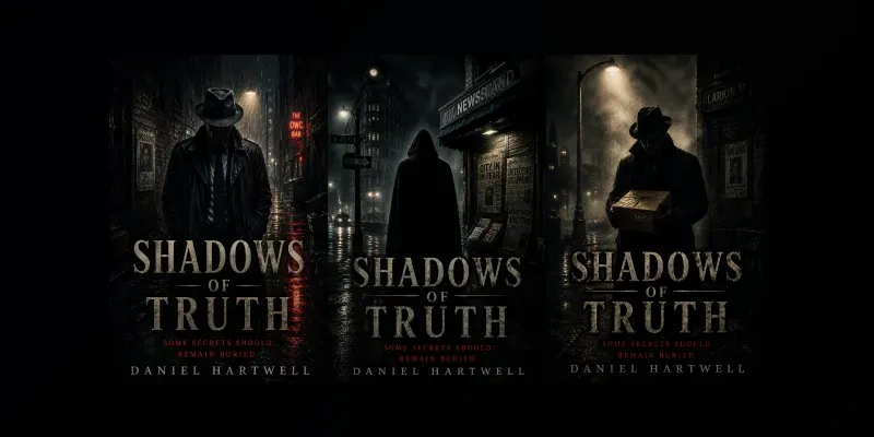 Dark Noir Thriller Book Covers generated by undefined