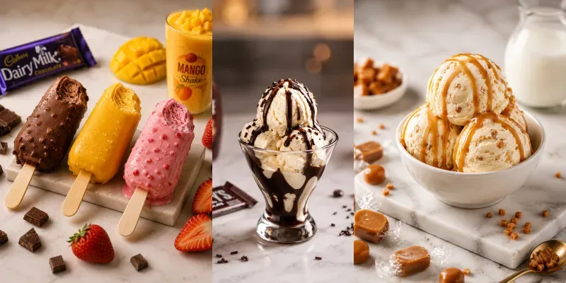 Luxury Ice Cream Photography generated by undefined