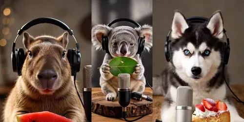 Viral ASMR Cute Animals Mukbangs generated by grok-video