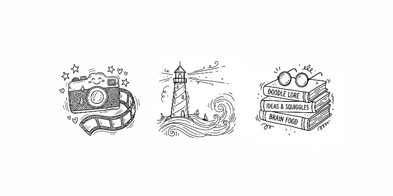 Doodles Scribbles Collections generated by undefined