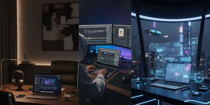 Luxury Cinematic Workspaces generated by undefined