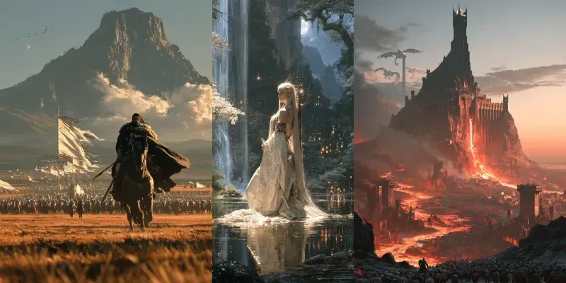 Mythic Fantasy Oil Masterpieces generated by undefined