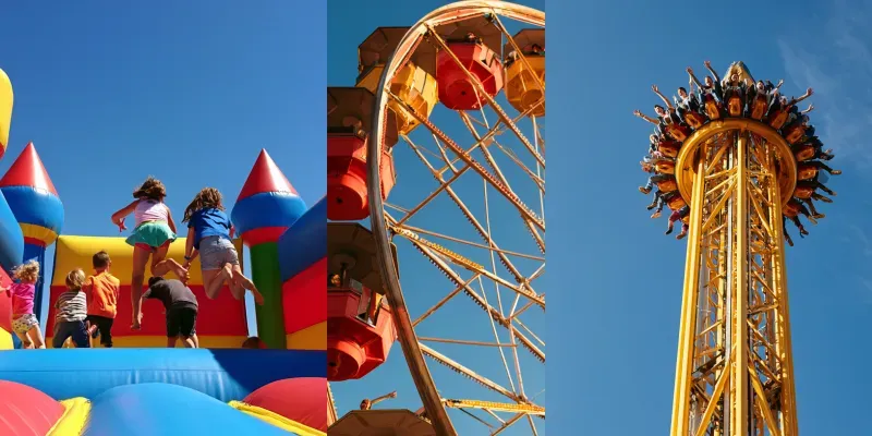 Summer Fairground Photography Generator generated by undefined
